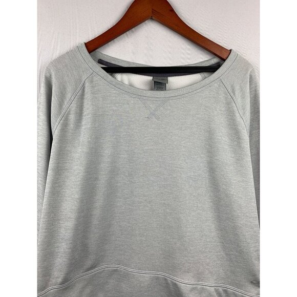 Champion Womens Duo Dry Sweatshirt L Light Gray - Picture 5 of 6